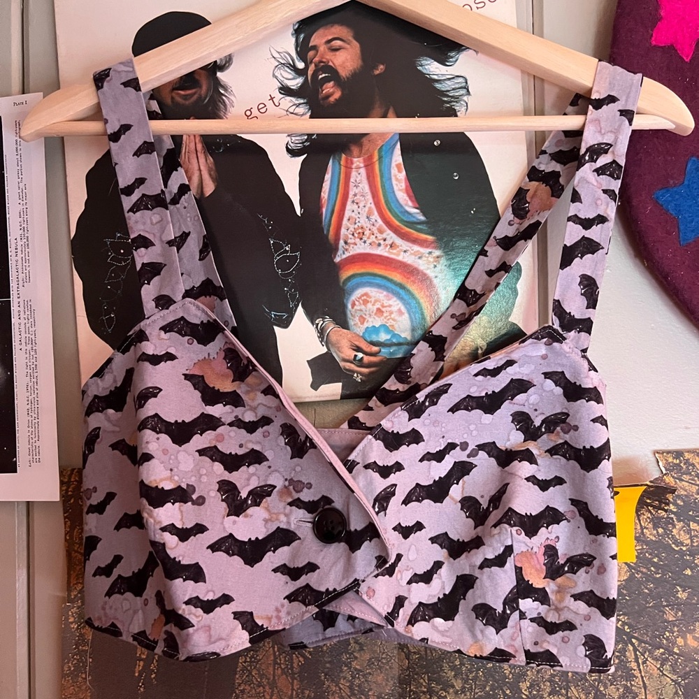 handmade bat top🦇